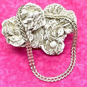 Vintage Sterling Italian Necklace 16”